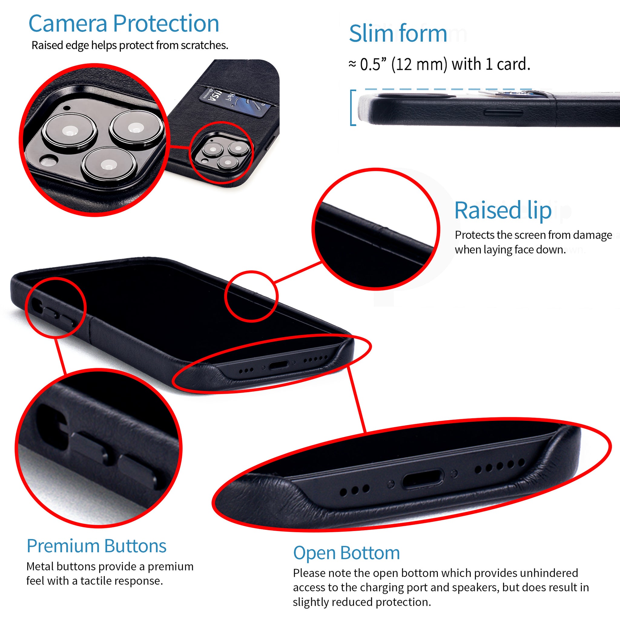iPhone 13 Pro Max Exec M1 Card Case [Black]