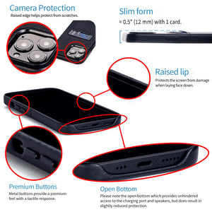 iPhone 13 Pro Max Exec M1 Card Case [Black]