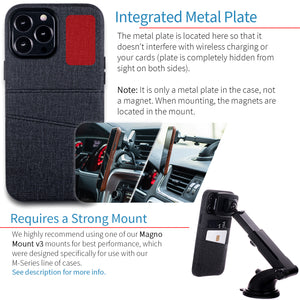 iPhone 13 Pro Max Luxe M2 Wallet Case [Black]