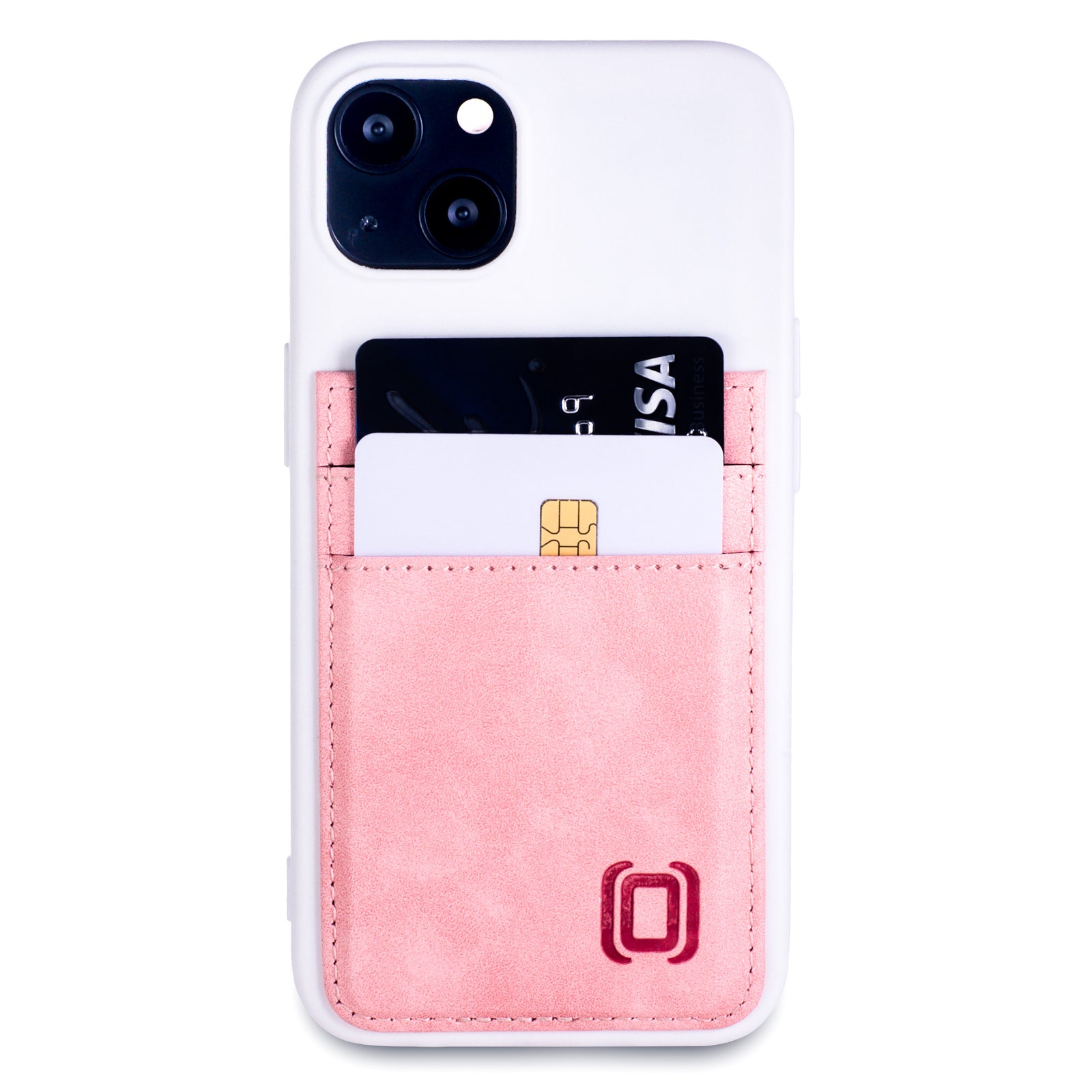 iPhone 13 Exec M2T Wallet Case [White/Pink]