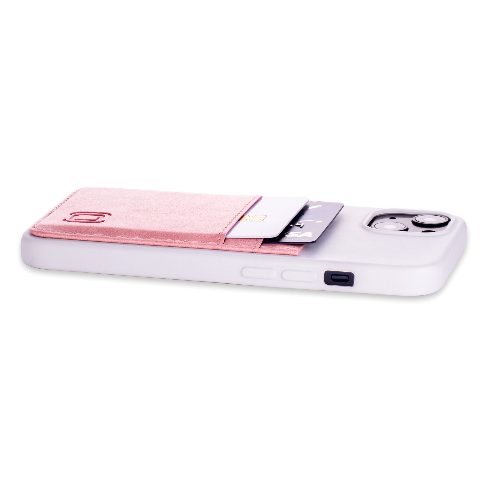 iPhone 13 Exec M2T Wallet Case [White/Pink]