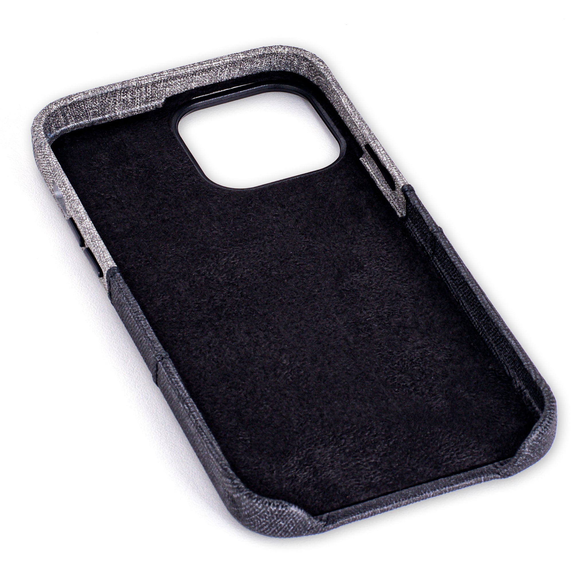 iPhone 13 Pro Max Luxe M2 Wallet Case [Black/Grey]