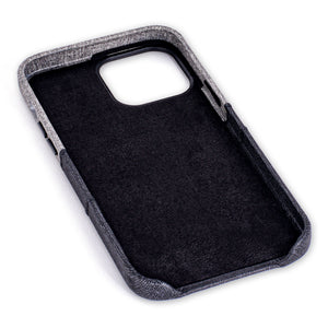 iPhone 13 Pro Max Luxe M2 Wallet Case [Black/Grey]