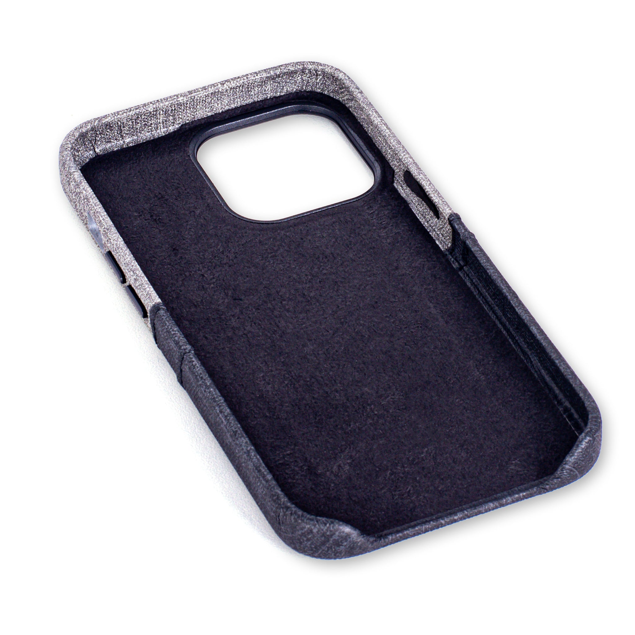 iPhone 13 Pro Luxe M2 Wallet Case [Black/Grey]