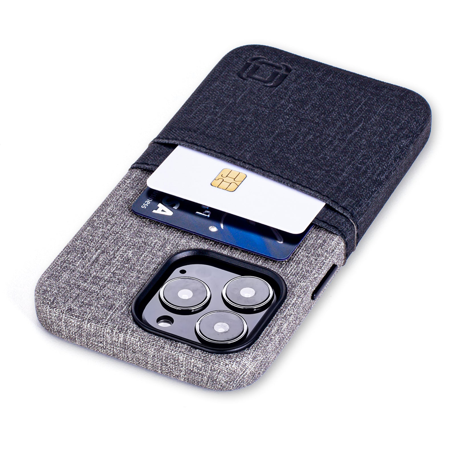 iPhone 13 Pro Luxe M2 Wallet Case [Black/Grey]
