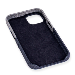 iPhone 13 Luxe M2 Wallet Case [Black/Grey]
