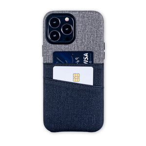 iPhone 13 Pro Max Luxe M2 Wallet Case [Black/Grey]