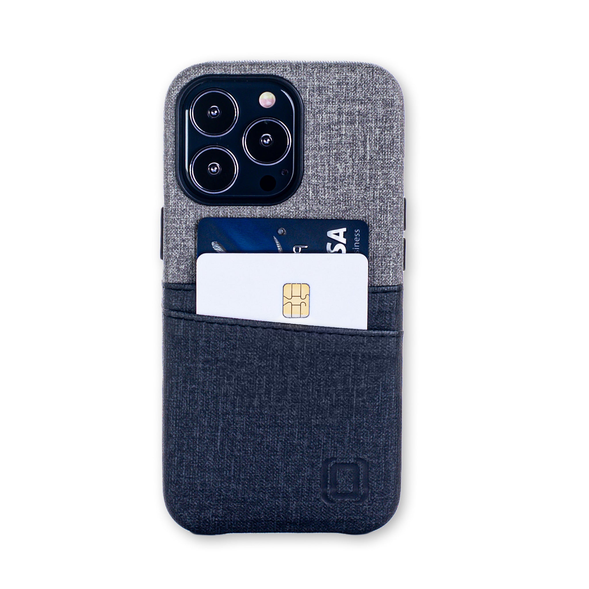 iPhone 13 Pro Luxe M2 Wallet Case [Black/Grey]