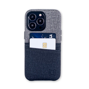 iPhone 13 Pro Luxe M2 Wallet Case [Black/Grey]