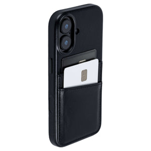genuine leather m2gl case for iphone 17 with 2 card holder slots