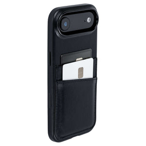 genuine leather m2gl case for iphone 17 air with 2 card holder slots