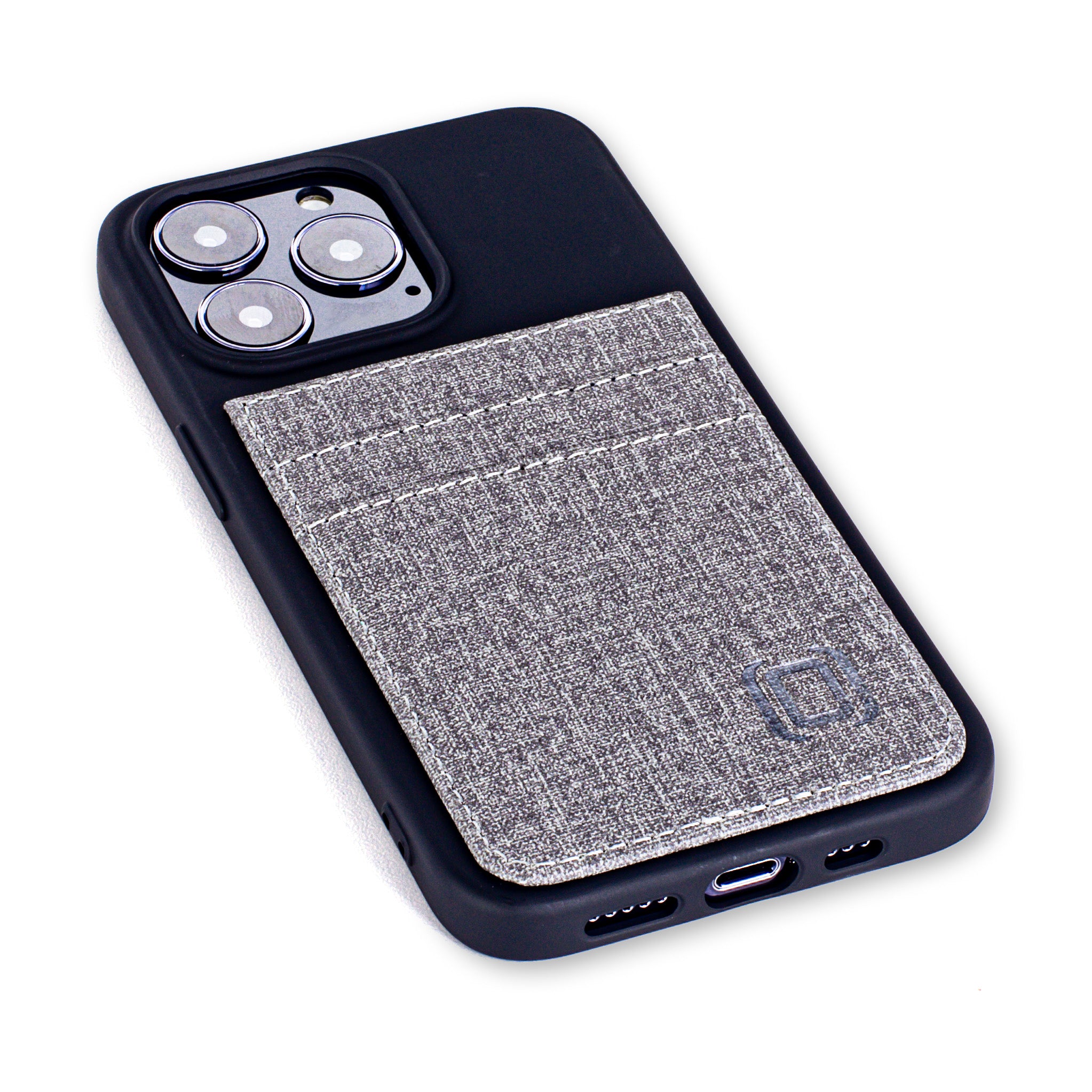 iPhone 13 Pro Luxe M2T Wallet Case [Black/Grey]