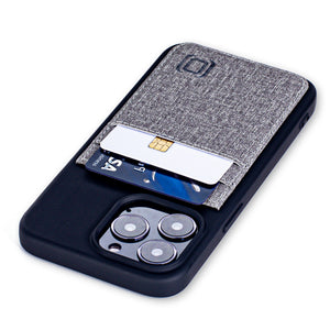 iPhone 13 Pro Luxe M2T Wallet Case [Black/Grey]