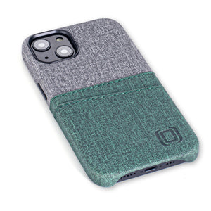 iPhone 13 Luxe M2 Wallet Case [Green/Grey]