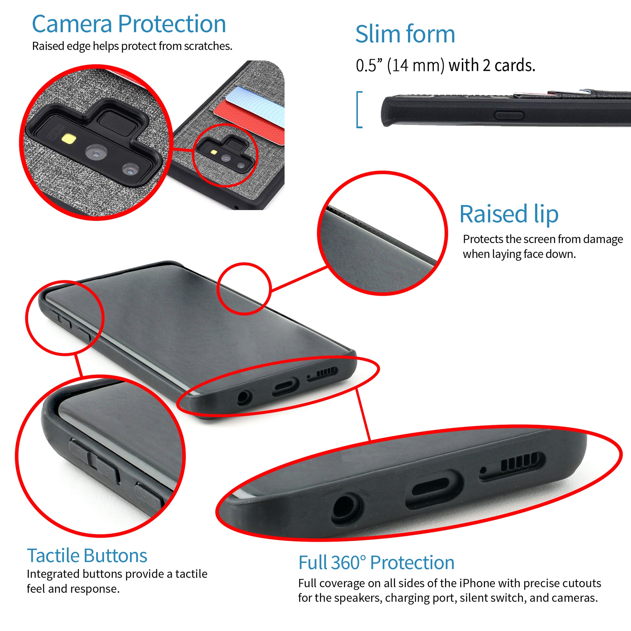 Luxe TPU Wallet Case for Samsung Galaxy Note 9