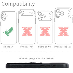 compatibility of the card case with iphone 17 (6.1 inch)