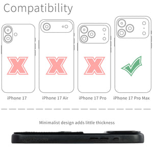 compatibility of the card case with iphone 17 pro max (6.9 inch)
