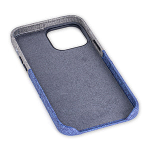 iPhone 13 Pro Max Luxe M2 Wallet Case [Blue/Grey]