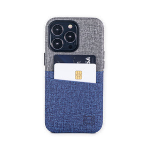 iPhone 13 Pro Luxe M2 Wallet Case [Blue/Grey]