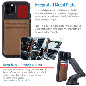 iPhone 11 Pro Bio M2B Wallet Case [Black/Tan]