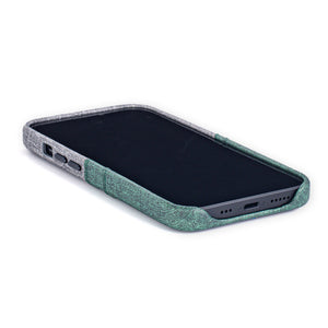 iPhone 13 Luxe M2 Wallet Case [Green/Grey]