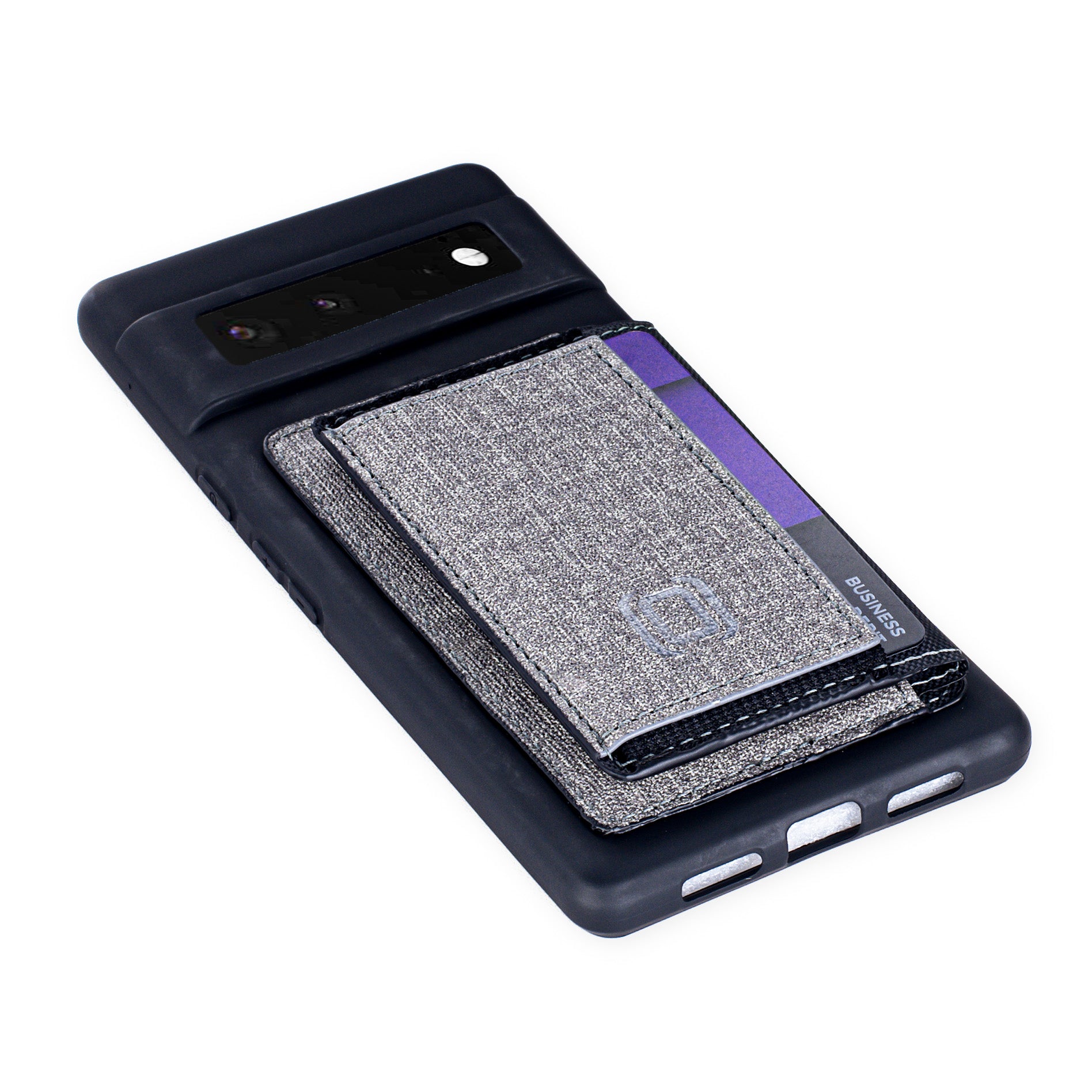 Pixel 6 Luxe MTF Flip Wallet Case [Black/Grey]