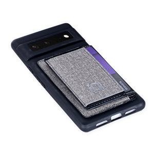 Pixel 6 Luxe MTF Flip Wallet Case [Black/Grey]