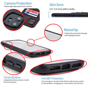 iPhone 11 Bio M2B Wallet Case [Black]