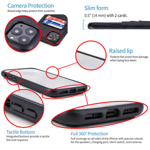 iPhone 11 Pro Max Bio M2B Wallet Case [Black]
