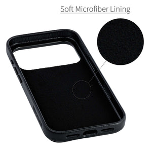 soft microfiber lining to protect the back from scratches, gentle resting spot for your phone