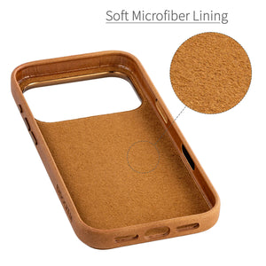 soft microfiber lining to protect the back from scratches, gentle resting spot for your phone