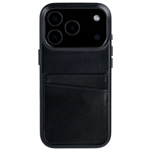 photo showing the 2 card holder slots built into the outside of the phone case