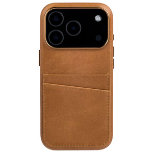 photo showing the 2 card holder slots built into the outside of the phone case