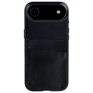 photo showing the 2 card holder slots built into the outside of the phone case