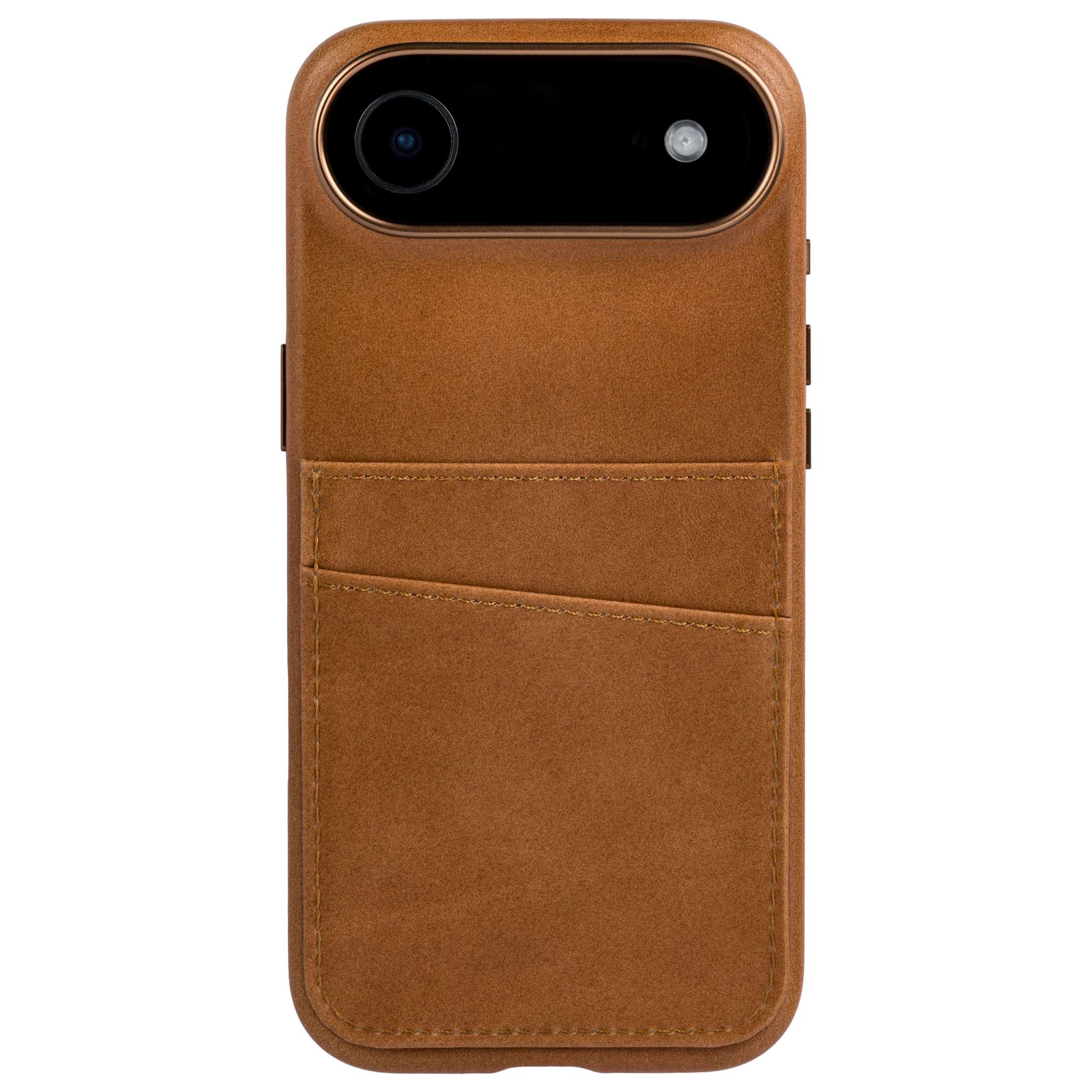 photo showing the 2 card holder slots built into the outside of the phone case