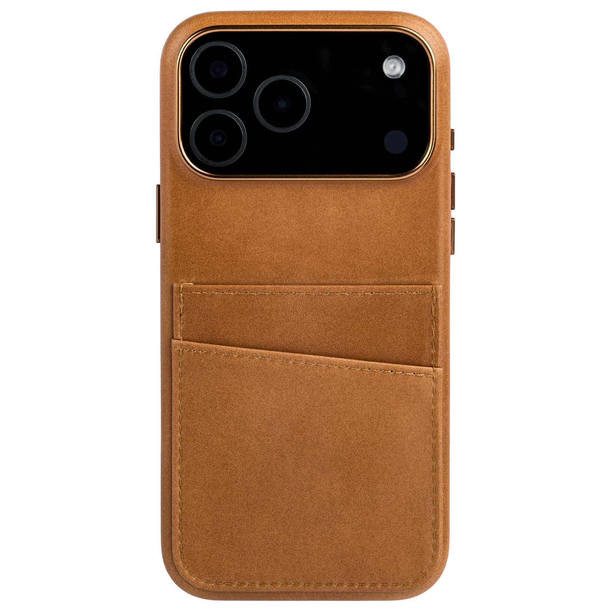 photo showing the 2 card holder slots built into the outside of the phone case