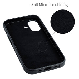 soft microfiber lining offering soft landing spot for iphone