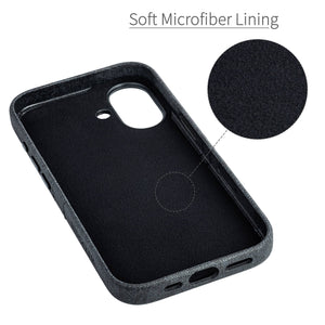 soft microfiber lining offering soft landing spot for iphone