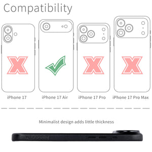 compatibility of the msgl v2 leather case with iphone 17 Air (6.7 inch)