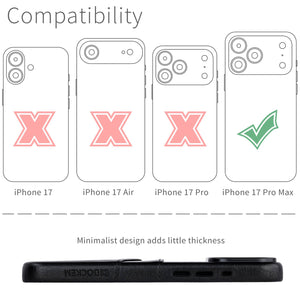 compatibility of the card case with iphone 17 pro max (6.9 inch)