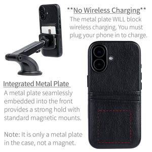 integrated metal plate location allowing for mangetic mounting