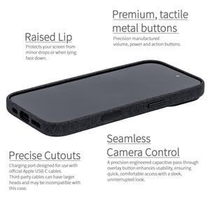 full access capacitive camera button with lip and edge protection