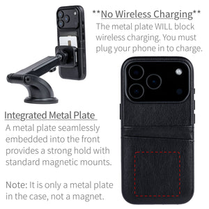 integrated metal plate location allowing for mangetic mounting