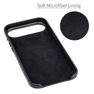 soft microfiber lining offering soft landing spot for iphone
