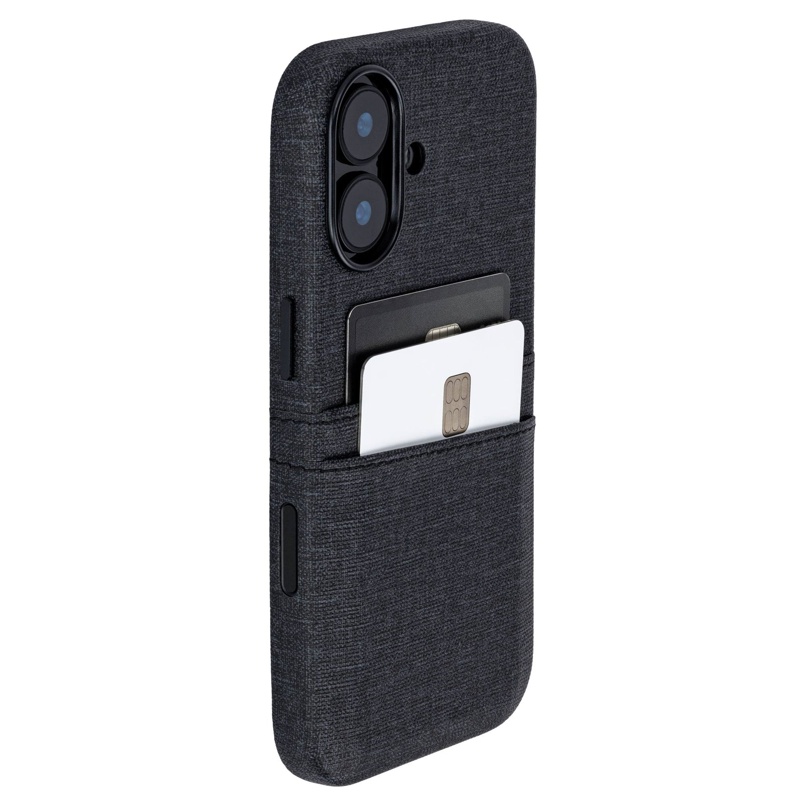 luxe m2 case for iphone 17 with 2 card holder slots