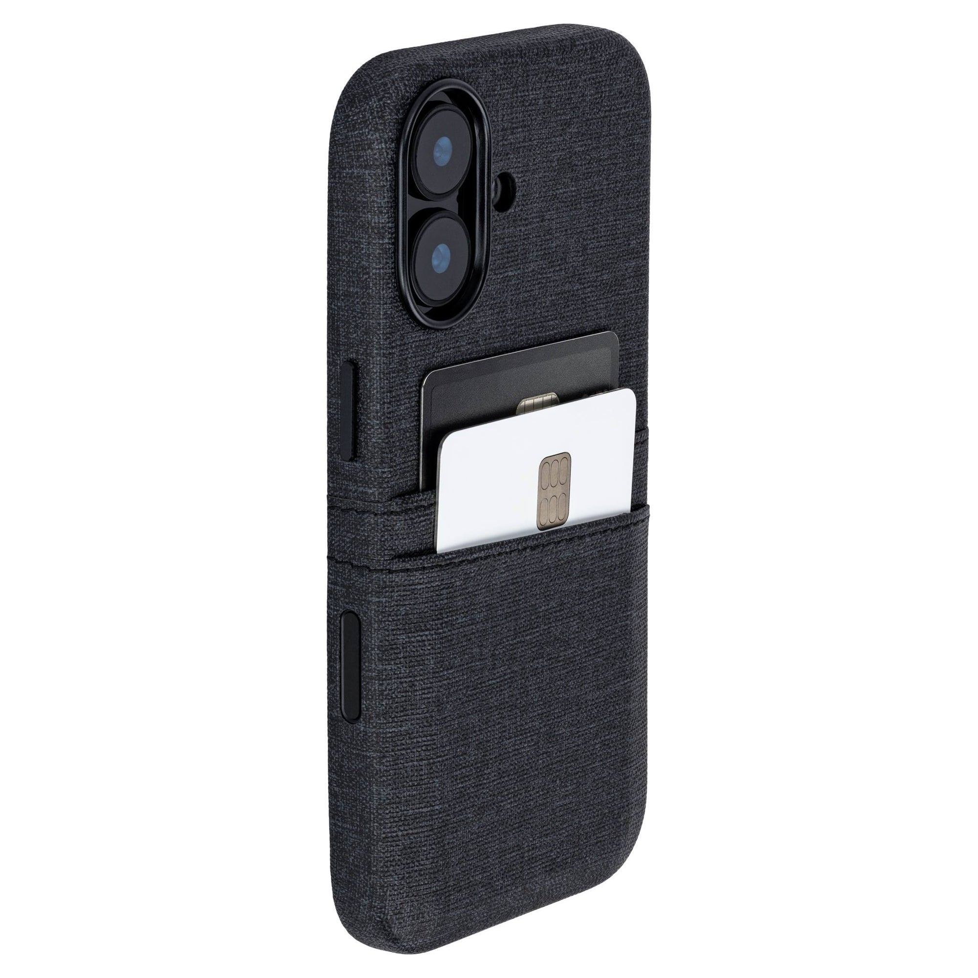 luxe m2 case for iphone 17 with 2 card holder slots