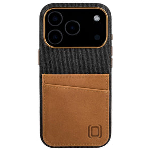heavy duty stitched on pockets for 2 cards genuine leather wallet iphone case