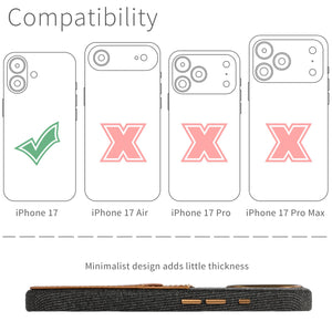 compatibility of the card case with iphone 17 pro max (6.9 inch)
