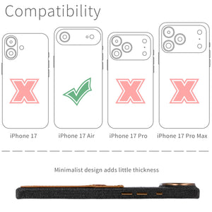 compatibility of the card case with iphone 17 pro max (6.9 inch)
