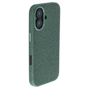 iphone 17 vegan leather slim grip case in green from dockem